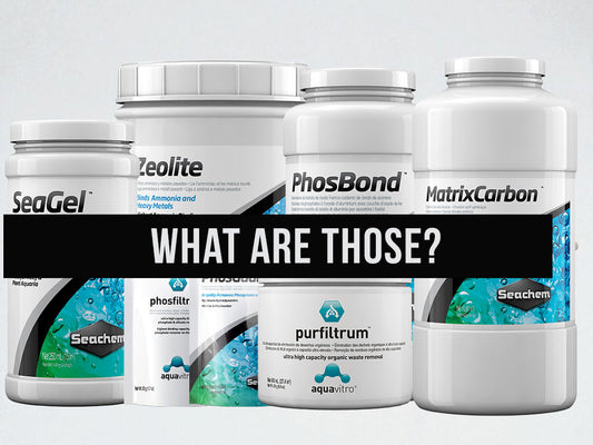 Chemical Media for Aquariums: Seachem and Aquavitro Solutions for Clear and Healthy Water