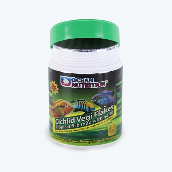 Ocean Nutrition Cichlid Vegi Flakes 71g | FishyPH